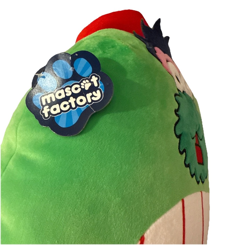 Phillie Phanatic MLB Phillies Official‎ Mascot Plush Pillow New With Tag NWT - Picture 4 of 5
